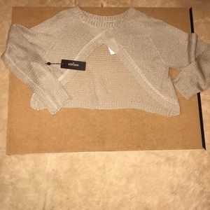 That’s the back!! Kerisma sweater top. open back